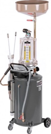 Маслосборная установка NORDBERG 2379G пневматическая, 65 л (серая) [ЦБ-0007745]