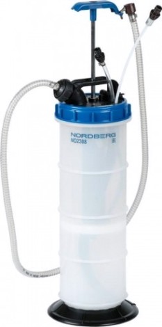 Маслосборная установка NORDBERG NO2308 с ручным приводом, 7,5 л [ЦБ-00015623]