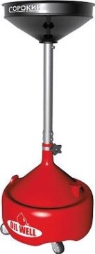 Маслосборная установка СОРОКИН 11.10 передвижная, пластиковый бак 30л