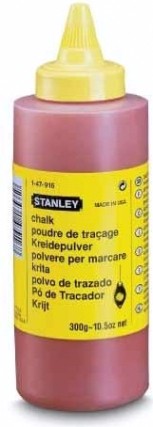 Мел для отбивки STANLEY 1-47-404 115 гр., красный