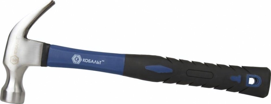 Молоток - гвоздодер Кобальт 450 гр. 240-874 [240-874]