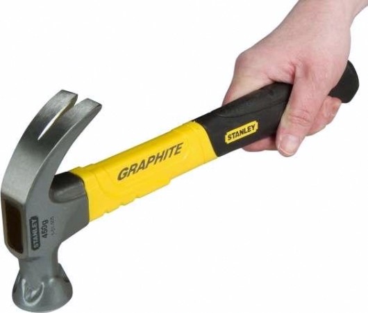 Молоток STANLEY GRAPHITE 1-51-505 450 гр., с гвоздодером [1-51-505]