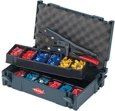 Набор для обжима кабельных наконечников KNIPEX 979000 (клеши + наконечники) [KN-979000]