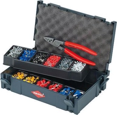 Набор для обжима кабельных наконечников KNIPEX 979006 (клеши + наконечники) [KN-979006]