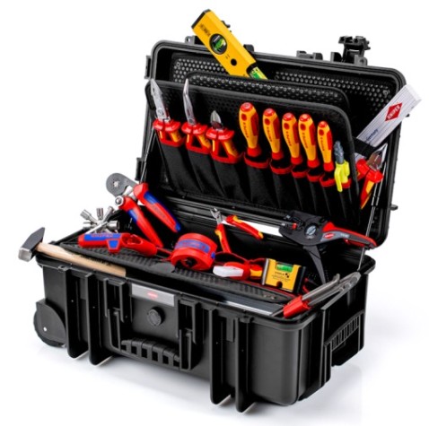 Набор электромонтажного инструмента KNIPEX KN-002133E Robust26 Move Electric в кейсе,22 предм.