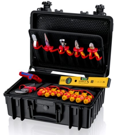 Набор электромонтажного инструмента KNIPEX KN-002134HLS2 Robust23 Start Electric, 24 пр.