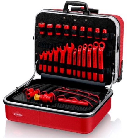 Набор инструмента KNIPEX KN-989915 BIG Twin Move RED Electric Competence,47 предметов
