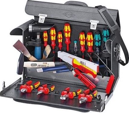 Набор инструментов для электромонтажа KNIPEX 24 предмета 002101TL [KN-002101TL]