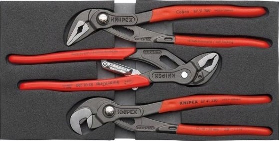 Набор инструментов в лотке KNIPEX 002001V03 3 предмета [KN-002001V03]