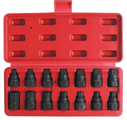 Набор ключей для сливных пробок СОРОКИН 40.175 14 шт.