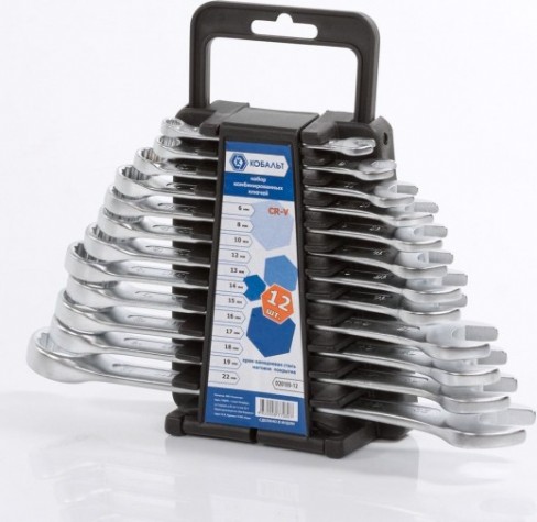Набор комбинированных ключей Кобальт 020105-12