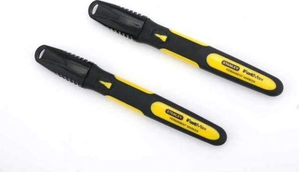 Набор маркеров STANLEY "FatMax®" 0-47-312 (черный цвет, 2 шт.) [0-47-312]