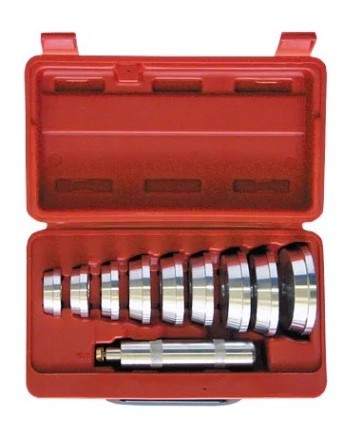 Набор оправок СОРОКИН 40.67 для установки подшипников и сальников, 10 пред.