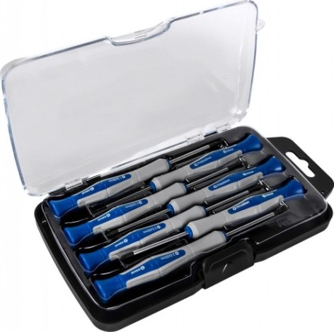 Набор отверток Кобальт 245-220 для точных работ ultra grip 50 мм, кейс (7 шт.)