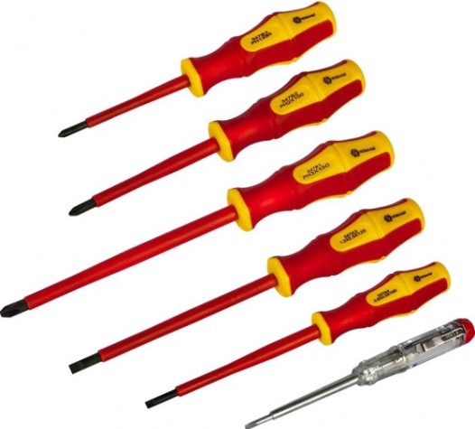 Набор отверток Кобальт 646-522 диэлектрических ultra grip cr-v (6 шт.)