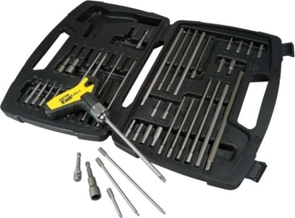 Набор отверток STANLEY FATMAX 0-96-222 со вставками 43 предмета в футляре [0-96-222]