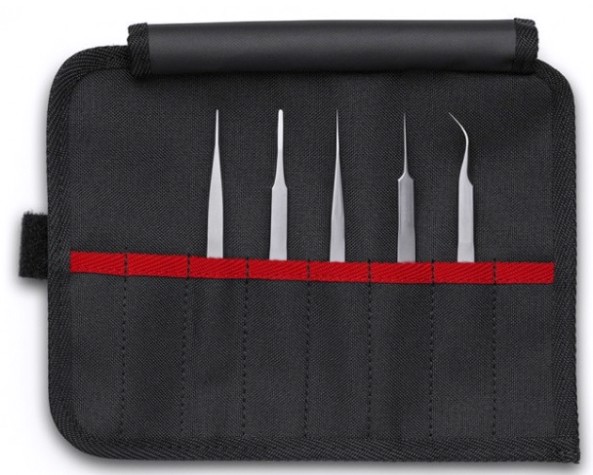 Набор пинцетов KNIPEX KN-920002 прецизионных, 5 пр.