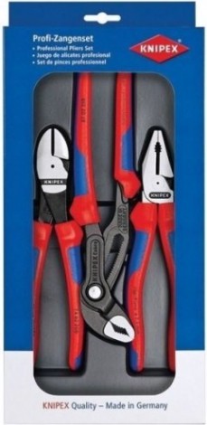 Набор слесарных инструментов KNIPEX 3 предмета 002011S1 [KN-002011S1]