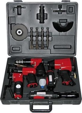 Набор СОРОКИН 2.152 пневмоинструмента, 20 предметов