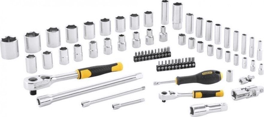 Набор столярно-слесарного инструмента STANLEY STMT82831-1 1/4"+1/2"-72 предмета