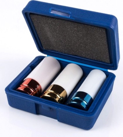 Набор ударных головок 1/2" Кобальт 010301-03 торцевых, cr-mo (3 шт.) кейс