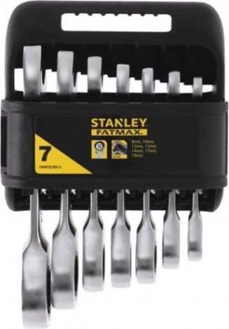 Наборы комбинированных ключей STANLEY FMMT82900-0 7 предметов укороченных с храп.мех.fatmax