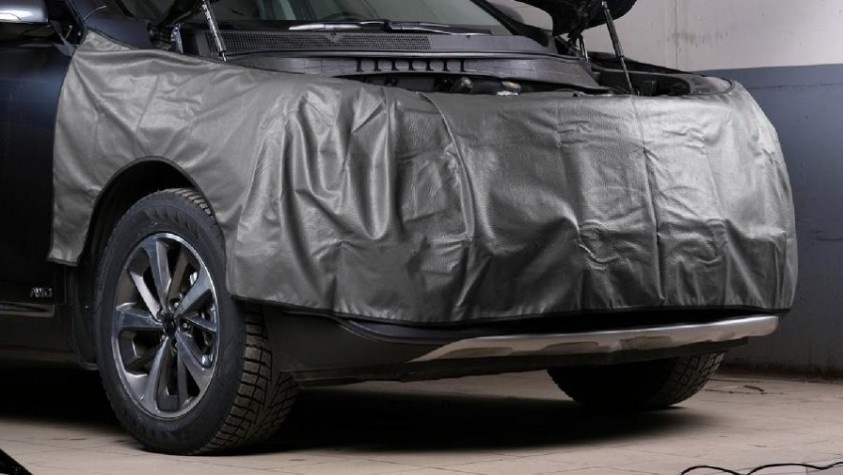 Накидка защитная NORDBERG NN3-gray Крыло-Бампер-Крыло (джип) (серая) [ЦБ-0009391]