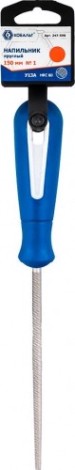 Напильник круглый Кобальт 247-590 двухкомпонентная рукоятка, № 1, 150мм