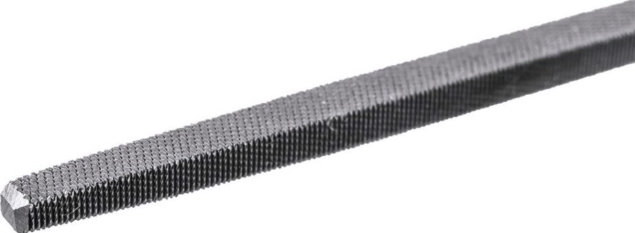 Напильник квадратный Кобальт 247-705 двухкомпонентная рукоятка, № 1, 200мм