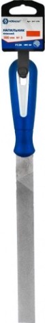Напильник плоский Кобальт 247-378 двухкомпонентная рукоятка, № 3, 200мм