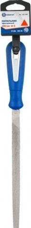 Напильник трехгранный Кобальт 247-460 двухкомпонентная рукоятка, № 2, 200мм
