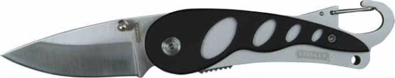 Нож STANLEY "Pocket Knife with Karabiner" 0-10-254 с выдвижным лезвием [0-10-254]