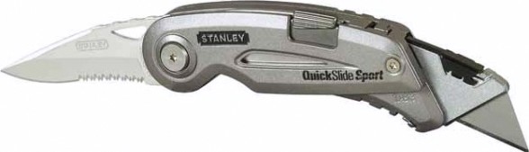 Нож STANLEY "QuickSlide Sport Utility Knife" 0-10-813 с 2-мя лезвиями [0-10-813]