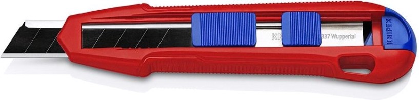 Нож универсальный KNIPEX CutiX 165 мм отламывающихся лезвий на 18 мм [KN-9010165BK]