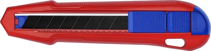 Нож универсальный KNIPEX CutiX 165 мм отламывающихся лезвий на 18 мм [KN-9010165BK]