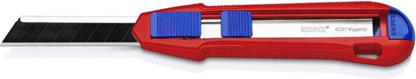 Нож универсальный KNIPEX CutiX 165 мм отламывающихся лезвий на 18 мм [KN-9010165BK]