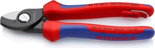 Ножницы для резки кабеля KNIPEX 9512165T 165 мм со страховочным креплением [KN-9512165T]
