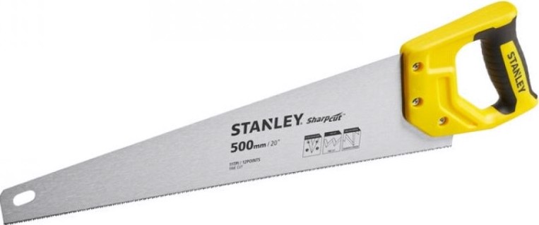 Ножовка по дереву STANLEY 20371-1 sharpcut 500 мм 11tpi [SТАИЛАНДT20371-1]