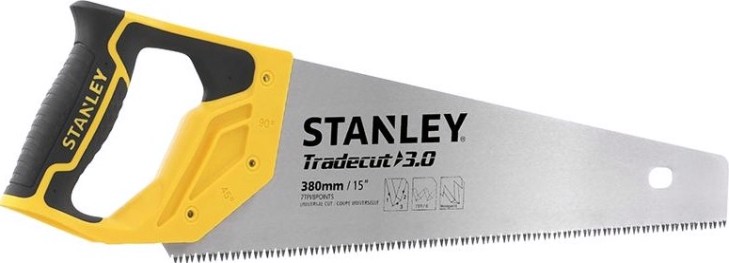 Ножовка по дереву STANLEY TRADECUT 380 мм 7 TPI STHT20348-1 [STHT20348-1]