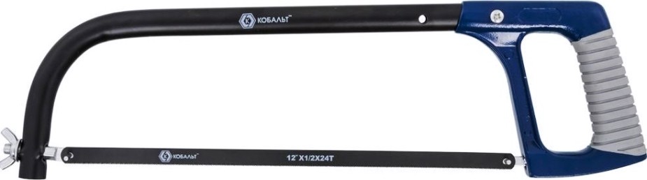 Ножовка по металлу Кобальт 246-500 250-300 мм алюминиевая рукоятка