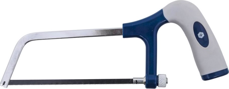 Ножовка по металлу Кобальт 246-531 мини 150 мм, пластиковая рукоятка, рамка