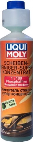 Очиститель стекол суперконц. LIQUI MOLY Scheiben-Reiniger-Super Konzentrat Limette 0,25 л 2385 лайм [2385/7612]
