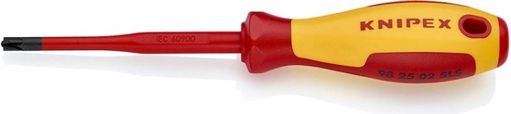 Отвертка крестовая диэлектрическая KNIPEX 982502SLS 1000 V, Plus/Minus Z [KN-982502SLS]