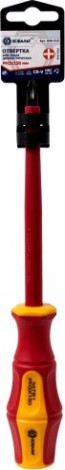 Отвертка крестовая диэлектрическая Кобальт 646-515 ultra grip ph-3х150 мм cr-v, двухкомпонентная руко