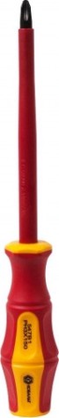 Отвертка крестовая диэлектрическая Кобальт 646-515 ultra grip ph-3х150 мм cr-v, двухкомпонентная руко
