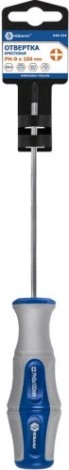 Отвертка крестовая Кобальт 646-324 ultra grip ph-0х100 мм cr-v, двухкомпонентная руко