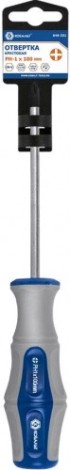 Отвертка крестовая Кобальт 646-331 ultra grip ph-1х100 мм cr-v, двухкомпонентная руко