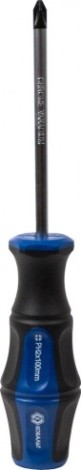 Отвертка крестовая Кобальт 646-355 ultra grip ph-2х100 мм, двухкомпонентная рукоятка