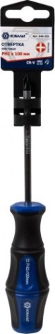 Отвертка крестовая Кобальт 646-355 ultra grip ph-2х100 мм, двухкомпонентная рукоятка