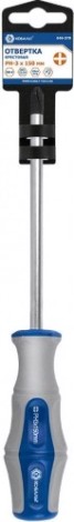 Отвертка крестовая Кобальт 646-379 ultra grip ph-3х150 мм cr-v, двухкомпонентная руко